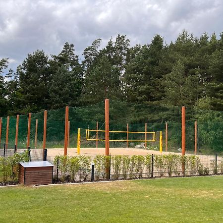 5 Sterne-Ferienhaus Eisvogel Am See Mit Sauna Und Kamin 克拉科夫西 外观 照片